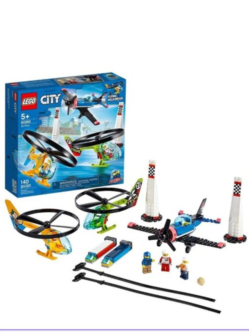 Lego City Air Race 60260 Flying Helicopter Toy    New In Box